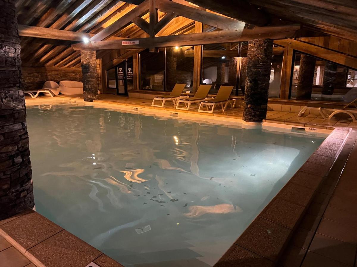 Appartement Ski Aux Pieds Dans Residence Premium Piscine, Sauna Hamam Сен-Мартен-де-Бельвіль Екстер'єр фото